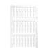 Weidmuller 1323730000 TM-I 12/18 MC NE WS Исполнение: TM-I, Вставные маркировочные элементы, 30 x 4 мм.кв белый