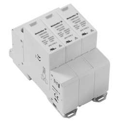 Weidmuller 1348570000 SPD II 3 PV 1200VDC Исполнение: Низкое напряжение, без контакта дистанционной сигнализации