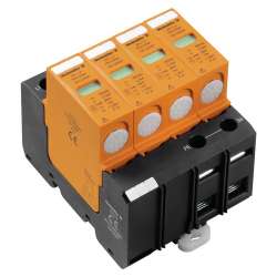 Weidmuller 1351120000 VPU II 4 750V/25kA Исполнение: Низкое напряжение, без контакта дистанционной сигнализации, TN-C-S, TN-S