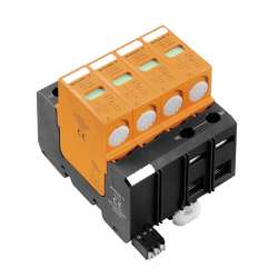 Weidmuller 1351130000 VPU II 4 R 750V/25kA Исполнение: Низкое напряжение, с контактом дистанционной сигнализации, TN-C-S, TN-S