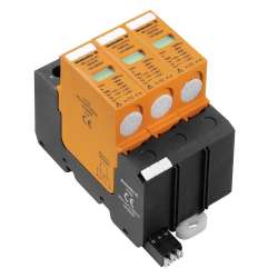 Weidmuller 1351290000 VPU II 3 R PV 1000V DC Исполнение: Низкое напряжение, с контактом дистанционной сигнализации