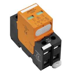 Weidmuller 1351590000 VPU I 1 LCF 280V/25KA Исполнение: Низкое напряжение, без контакта дистанционной сигнализации, Без тока утечки, TN-C, IT без N