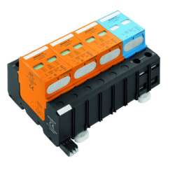 Weidmuller 1351880000 VPU I 3+1 R 400V/25KA Исполнение: Низкое напряжение, с контактом дистанционной сигнализации, TT, TN-S, IT с N, TN-C-S
