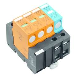 Weidmuller 1352020000 VPU I 3+1 LCF 280V/12,5kA Исполнение: Низкое напряжение, без контакта дистанционной сигнализации, Без тока утечки, TN-C-S, TT, TN-S, IT с N