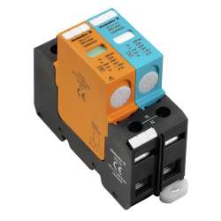 Weidmuller 1352320000 VPU I 1+1 400V/12,5KA Исполнение: Низкое напряжение, без контакта дистанционной сигнализации, TN-C-S, TN-S, TT, IT с N