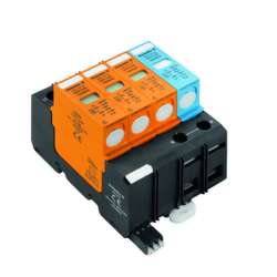 Weidmuller 1352380000 VPU I 3+1 R 400V/12,5KA Исполнение: Низкое напряжение, с контактом дистанционной сигнализации, TN-C-S, TT, TN-S, IT с N