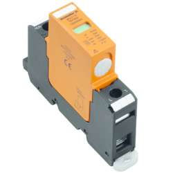 Weidmuller 1352420000 VPU II 1 R 75V/30kA Исполнение: Низкое напряжение, с контактом дистанционной сигнализации, TN-C, TN-S