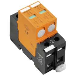 Weidmuller 1352430000 VPU II 2 75V/30kA Исполнение: Низкое напряжение, без контакта дистанционной сигнализации, TN-C, TN-S