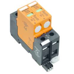 Weidmuller 1352500000 VPU II 2 R 150V/40KA Исполнение: Низкое напряжение, с контактом дистанционной сигнализации, TN-C, TN-S