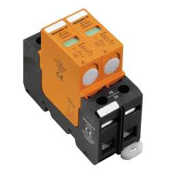 Weidmuller 1352600000 VPU II 2 280V/40KA Исполнение: Низкое напряжение, без контакта дистанционной сигнализации, TN-C, TN-S