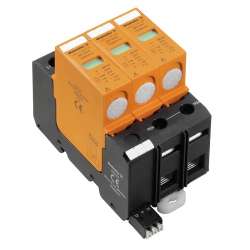 Weidmuller 1352800000 VPU II 3 R LCF 280V/40KA Исполнение: Низкое напряжение, с контактом дистанционной сигнализации, TN-C, IT без N
