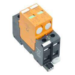 Weidmuller 1352870000 VPU II 2 R 400V/40KA Исполнение: Низкое напряжение, с контактом дистанционной сигнализации, TN-C, TN-S