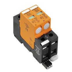 Weidmuller 1352980000 VPU II 2 R 600V/25kA Исполнение: Низкое напряжение, с контактом дистанционной сигнализации, TN-C, TN-S