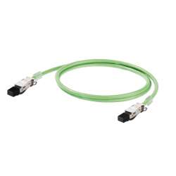 Weidmuller 1376510050 IE-C5DD4UG0050A2DA2D-E Исполнение: Тросовый кабель, PROFINET, RJ45 IP 20 с защитной заглушкой, RJ45 IP 20 с защитной заглушкой, Кат.5 (ISO/IEC 11801) / кат.5e (TIA T568-B), Полиуретан, 5 m