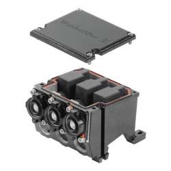 Weidmuller 1396260000 HDC HP550 KIT 3F Исполнение: HDC - комплекты, 1500 V, 550 A, Количество полюсов: 3, Винтовое соединение