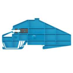 Weidmuller 1411350000 PHP PDL6S SO Исполнение: P-серия, Концевая пластина, Крепящая пластина, синий, 3 mm