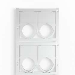 Weidmuller 1428180000 SM 27/18-22 K MC NE GR Исполнение: SwitchMark, Маркировочные элементы для устройств, 18 x 27 мм.кв серый