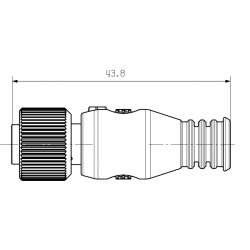 Weidmuller 1454710000 SAIBEND PB M12 4P B-COD Исполнение: Защитные модули, SAI, активный, Аксессуар, Концентратор сигналов, соединительный разъем
