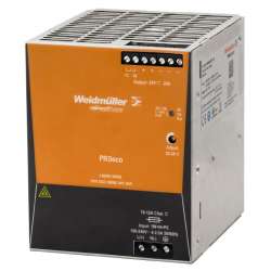 Weidmuller 1469510000 PRO ECO 480W 24V 20A Исполнение: Источник питания регулируемый, 24 V