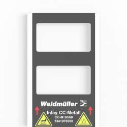 Weidmuller 1474230000 CC-M 30/60 2X3 ST SDR Исполнение: MetalliCard, Маркировочные элементы для устройств, 30 x 60 мм.кв серебряный