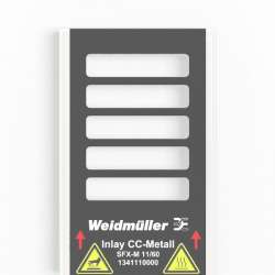Weidmuller 1474430000 SFX-M 11/60 ST SDR Исполнение: MetalliCard, Маркировка проводов и кабелей, 7 - 40 мм.кв 11 x 60 mm