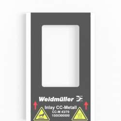 Weidmuller 1505190000 CC-M 43/70 ST SDR Исполнение: MetalliCard, Маркировочные элементы для устройств, 43 x 70 мм.кв серебряный