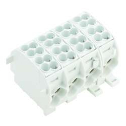 Weidmuller 1561800000 WPD 401 2X25/2X16 4XGY Исполнение: W-серия, Распределительный блок, Расчетное сечение: Винтовое соединение, TS 35
