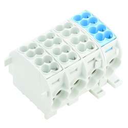 Weidmuller 1562130000 WPD 401 2X25/2X16 3XGY/1XBL Исполнение: W-серия, Распределительный блок, Расчетное сечение: Винтовое соединение, TS 35