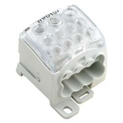 Weidmuller 1562220000 WPD 107 1X95/2X35+8X25 GY Исполнение: W-серия, Распределительный блок, Расчетное сечение: Винтовое соединение, TS 35