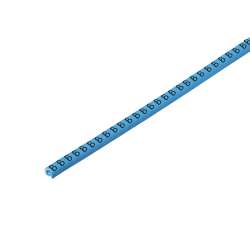 Weidmuller 1568241521 CLI C 02-3 BL/SW 6 CD Исполнение: CableLine, Маркировка проводов и кабелей, 1 - 3 мм.кв 3 x 3.4 мм.кв синий