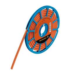 Weidmuller 1568251512 CLI C 1-3 OR/SW 3 CD Исполнение: CableLine, Маркировка проводов и кабелей, 1 - 5 мм.кв 3 x 4.2 мм.кв оранжевый