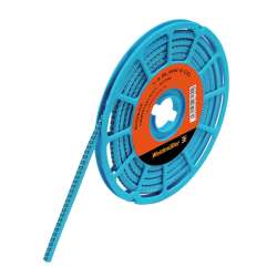 Weidmuller 1568251521 CLI C 1-3 BL/SW 6 CD Исполнение: CableLine, Маркировка проводов и кабелей, 1 - 5 мм.кв 3 x 4.2 мм.кв синий