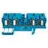 Weidmuller 1608580000 ZDU 2.5/4AN BL Исполнение: Проходная клемма, Пружинное соединение, 2.5 мм.кв, 800 V, 24 A, синий