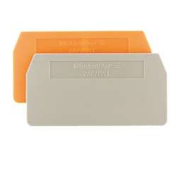 Weidmuller 1608760000 ZAP/TW 1 OR Исполнение: Z-серия, Концевая пластина, Разделительная пластина