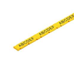 Weidmuller 1634790000 CLI M 2-40Q SDR SG Исполнение: CableLine, Маркировка проводов и кабелей, 10 - 317 мм.кв 40 x 11.4 мм.кв желтый