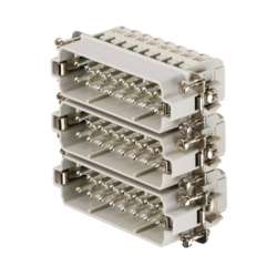 Weidmuller 1650990000 HDC HA 16 MS 33-48 Исполнение: HDC - вставка, Штифт, 250 V, 16 A, Количество полюсов: 16, Винтовое соединение, Типоразмер: 5