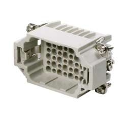 Weidmuller 1651170000 HDC HDD 42 MC Исполнение: HDC - вставка, Штифт, 250 V, 10 A, Количество полюсов: 42, Обжимное соединение, Типоразмер: 4