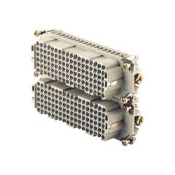 Weidmuller 1651300000 HDC HDD 108 FC 109-216 Исполнение: HDC - вставка, Гнездо, 250 V, 10 A, Количество полюсов: 108, Обжимное соединение, Типоразмер: 8