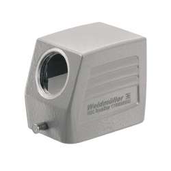 Weidmuller 1652520000 HDC 06B TSLU 1PG16G Исполнение: HDC - корпус, Типоразмер: 3, Вид защиты: IP65, Вход кабеля сбоку, Корпус для вилки, Продольная скоба для фиксации на нижней части, Стандартный, Типоразмер кабельных вводов: PG 16