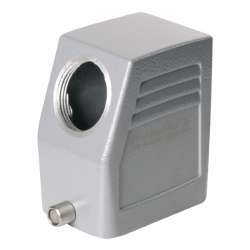 Weidmuller 1652580000 HDC 16D TSLU 1PG29G Исполнение: HDC - корпус, Типоразмер: 3, Вид защиты: IP65, Вход кабеля сбоку, Корпус для вилки, Продольная скоба для фиксации на нижней части, высокий, Типоразмер кабельных вводов: PG 29