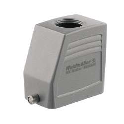 Weidmuller 1655360000 HDC 24D TOLU 1PG21G Исполнение: HDC - корпус, Типоразмер: 4, Вид защиты: IP65, Вход кабеля сверху, Корпус для вилки, Продольная скоба для фиксации на нижней части, высокий, Типоразмер кабельных вводов: PG 21