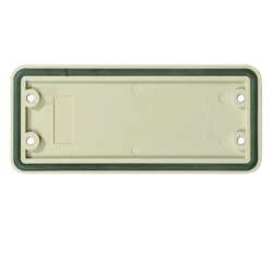 Weidmuller 1664370000 ABD-5-GR Исполнение: Промышленный разъем, Аксессуар, Крышка, Типоразмер: 5, Пластмасса, серый