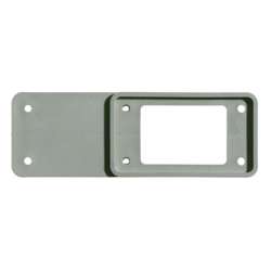 Weidmuller 1664980000 ADP-8/3-OR Исполнение: Промышленный разъем, Аксессуар, Адаптерная пластина, Типоразмер: 8, Пластмасса, оранжевый, 3