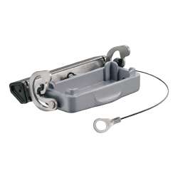 Weidmuller 1665890000 HDC 10A DODL 1LB Исполнение: HDC - корпус, Типоразмер: 2, Вид защиты: IP65, Крышка для верхней части корпуса, Продольная скоба для фиксации на нижней части, Стандартный