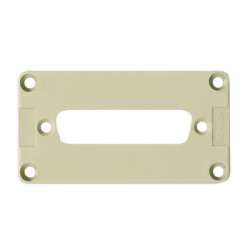 Weidmuller 1666220000 ADS/10-1/25 Исполнение: Промышленный разъем, Аксессуар, Адаптерная пластина, Типоразмер: 4, Пластмасса, серый, 4