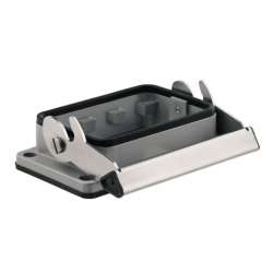 Weidmuller 1666740000 HDC 48A ALU Исполнение: HDC - корпус, Типоразмер: 9, Вид защиты: IP65, Проходной корпус, Продольная скоба для фиксации на нижней части, Стандартный