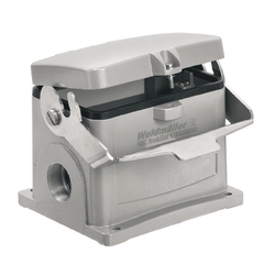 Weidmuller 1667560000 HDC 48B SDLU 2PG29G Исполнение: HDC - корпус, Типоразмер: 12, Вид защиты: IP65, Корпус цоколя, Продольная скоба для фиксации на нижней части, Стандартный, с крышкой, Типоразмер кабельных вводов: PG 29