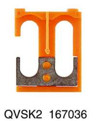 Weidmuller 1670360000 QVSK 2 SAKT1 Исполнение: SAK-серия, Перемычка, Перемычка, Количество полюсов: 2