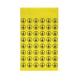 Weidmuller 1685690002 SYMBOL-PACK 14X14 ERDE Исполнение: Маркировка оборудования, Маркировочные элементы для устройств, 14 x 14 мм.кв желтый