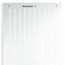 Weidmuller 1686360001 LM MT300 15/6 SI Исполнение: LaserMark, Маркировочные элементы для устройств, 15.2 x 6 мм.кв серебряный